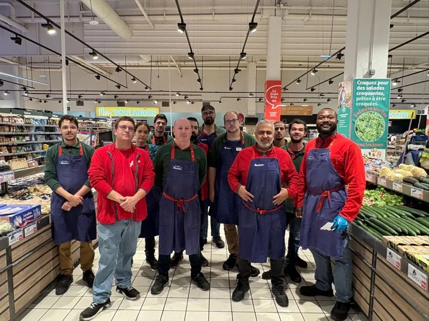 Nos champions du champs...chez AUCHAN !