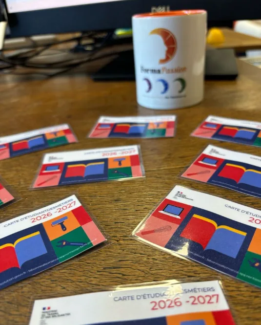 Les cartes d'étudiants des TP CV sont là !!!